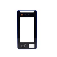 Panneau en verre trempé industriel extérieur personnalisé avec technologie de sérigraphie pour surface tactile d'armoire de commande, étanche et durable