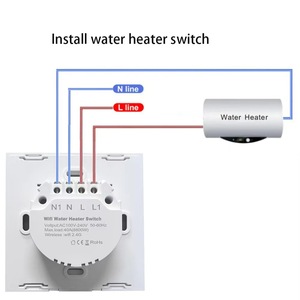 Interruptor Inteligente WiFi/Zigbee para Aire Acondicionado, Calentador de Agua y Caldera, Control por Aplicación, Diseño Abatible, Uso Doméstico, Eléctrico, 20A/40A, 8000W, Compatible con Alexa - Product Image 6