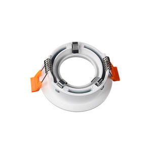 Kit de Iluminación <span class=keywords><strong>GU53</strong></span> LED, Módulo de Montaje Trasero Blanco Arena, Foco MR16 GU10, Anillo Metálico para Lámpara - Product Image 5