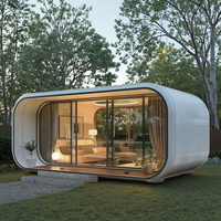 Mini-maison Apple moderne haut de gamme personnalisée de 20 pieds, étanche, préfabriquée, pour villa privée, en panneaux sandwich, fabriquée en Chine