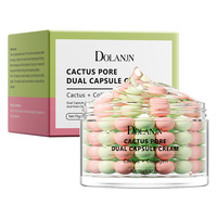 Crème Visage Anti-Âge OEM JN Pal-GHK au Collagène Hydrolysé, Gel de Cactus & Aloès Vera, et Capsules de Centella