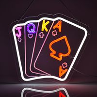 Dropshipping, conception gratuite, enseigne au néon LED personnalisée, enseigne au néon LED avec logo personnalisé pour casino, bar, fournitures de fête