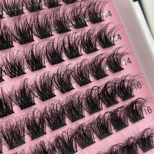 <span class=keywords><strong>Cils</strong></span> en bouquets C Curl 100D faits à la main, <span class=keywords><strong>cils</strong></span> hybrides en bouquets - Product Image 4