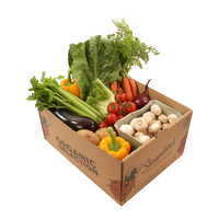 Vente en gros de cartons d'emballage pliants ondulés mangue cerise pour fruits et légumes pour l'expédition