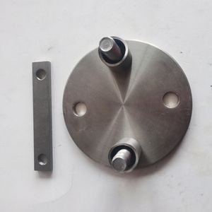 Support mural moderne en acier inoxydable à <span class=keywords><strong>fixation</strong></span> latérale pour tube D=48,3 mm AISI304 résistant à la rouille pour balustrade en verre et escalier - Product Image 2