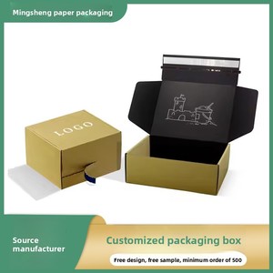 Eco-Friendly Disposable Custom Color Zipper Aircraft <b>Box</b> for Clothing & Gift Tear-Off Design Decoration Application - Product Image 2