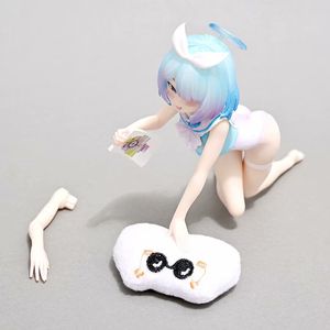 12CM Manga Figurine Statues <span class=keywords><strong>Bleu</strong></span> Archive Alona <span class=keywords><strong>ARONA</strong></span> Agenouillé Sexy Filles Dessin Animé Figura PVC Anime Figure Cadeau Jouets - Product Image 3
