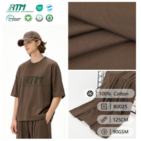 Tissu jersey simple en coton Pima de qualité supérieure, doux, soyeux et durable, idéal pour les t-shirts, les vêtements de détente et les débardeurs – Vente en gros usine