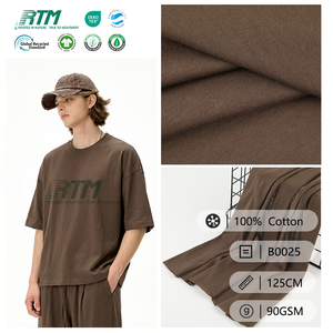 Tela de <span class=keywords><strong>Algodón</strong></span> <span class=keywords><strong>Pima</strong></span> de Primera Calidad, Suave, Sedosa y Duradera, para Camisetas, Ropa de Estar por Casa y Camisetas sin Mangas, Venta al Por Mayor de Fábrica - Product Image 1