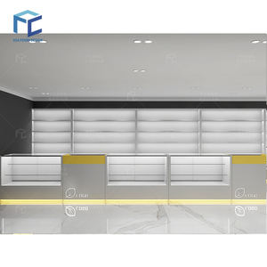 Gabinete de vidrio de gama alta comercial LOCAL de EE. UU., Mostrador de tienda de tabaco, accesorios de exhibición, diseño de tienda de cigarros para fumar - Product Image 5