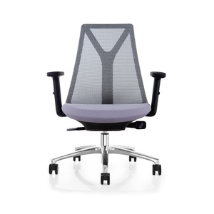 Usine directe en gros mi-dossier maille tâche pivotant inclinable réglable ergonomique rotation chaise de bureau Cadeira De Escritorio - Product Image 3