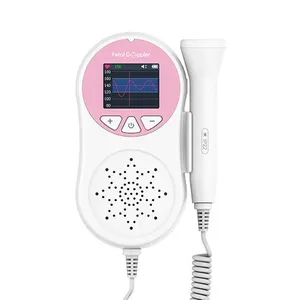 Portable Hospital Grade Ultrasonic Pocket Doppler Fetal Heart Rate Monitor Pocket Fetal Monitor