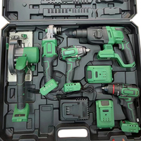 Sac à outils électrique, meuleuse d'angle électrique sans fil rechargeable au lithium, clé à chocs sans fil, boîte à outils, ensemble d'outils combinés