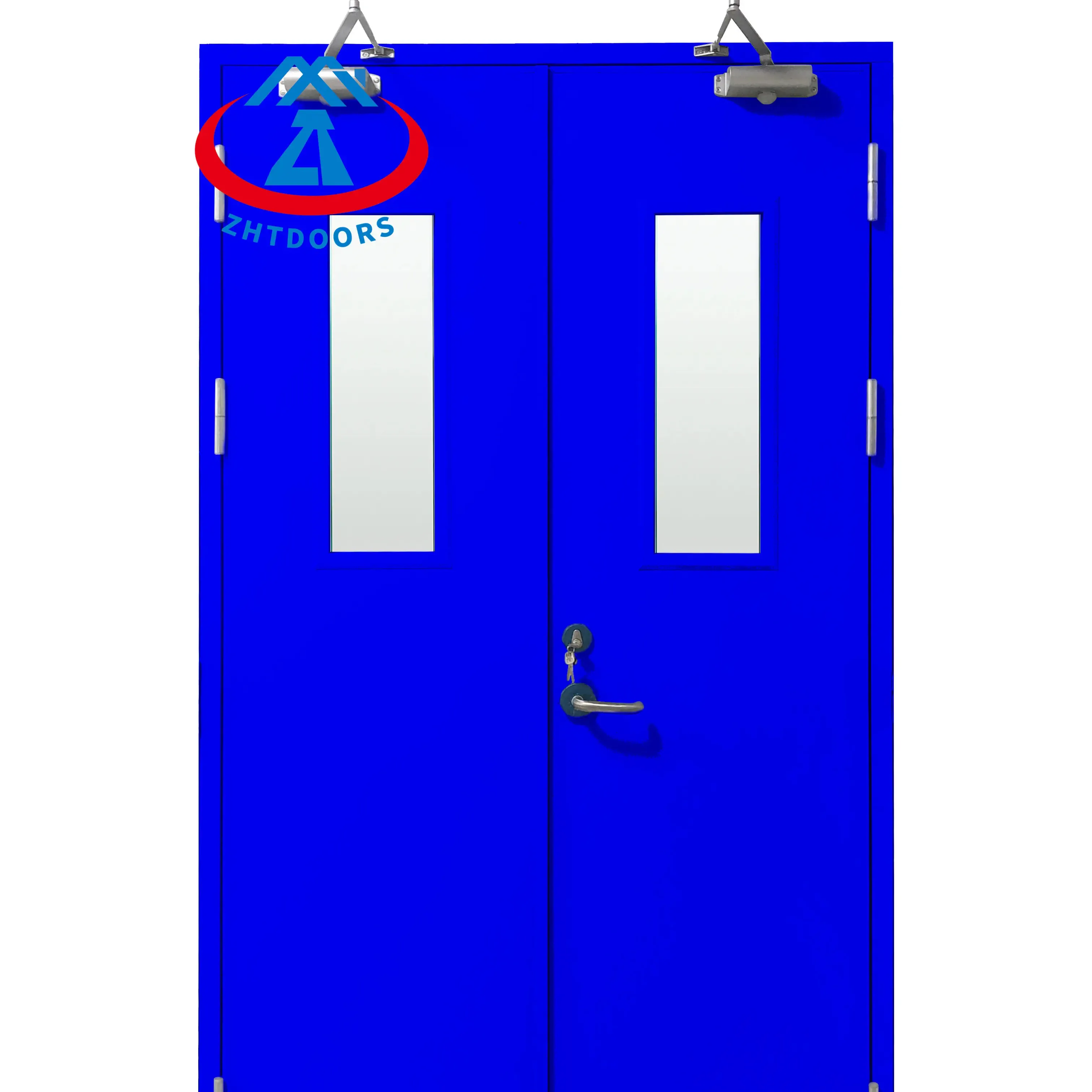ZHTDOORS Visual Emergency Fireproof Classroom Door Strap Certificate China Professional Manufacturer