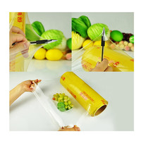 Film alimentaire en PVC de qualité alimentaire, haute résistance, super transparent, rouleau jumbo