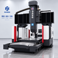 Machine de fraisage CNC à portique horizontale 3 axes de haute précision, machine d'alésage robuste pour les grandes pièces moulées et métalliques