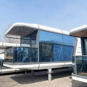 Expérience de luxe sauvage, science-fiction, hôtel mobile itinérant, boutique en plein air, café, conception de cabine isolée - Product Image 1