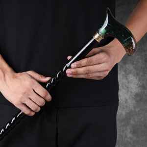 Bastón de Resina y Madera con Agarre Cómodo, Diseñado para Reducir la Fatiga de las Manos y Mejorar el Soporte al Caminar - Product Image 5