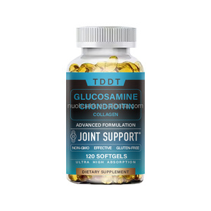Complément Alimentaire Avancé pour le Soutien Articulaire : Gélules de Glucosamine, Chondroïtine et Collagène – 120 Comprimés - Product Image 1