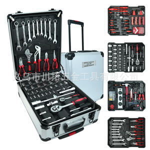 Juego de llaves de vaso de acero al cromo vanadio, 399 piezas, grado industrial, con accionamiento hexagonal de 1/2 pulgada para reparación mecánica, automotriz y del hogar - Product Image 4