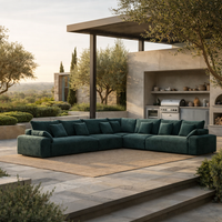 Wohnzimmer-Wärme-Cloud-Sofa mit integriertem Waschbecken: Komfortables, handgefertigtes Cloud-Sofa und komprimierte Cloud-Couch