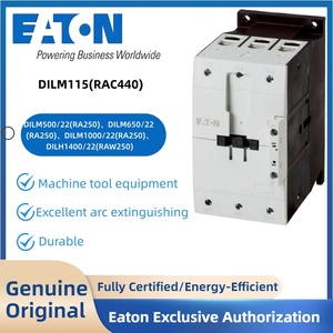 Arrancadores y contactores de motor EATON Moeller <span class=keywords><strong>DILM115</strong></span>(RAC440) con excelente extinción de arco para equipos de máquinas herramienta - Product Image 1