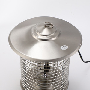 Lámpara LED Portátil para Matar Mosquitos, 205x230mm, Acero Inoxidable, Descarga Eléctrica, Resistente al Agua, para Uso en Exteriores - Product Image 3