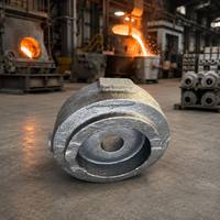 Boîtier de roulement en fonte ductile GGG50 certifié ISO9001, fabrication OEM, plaque adaptatrice en fonte moulée sur mesure pour machines lourdes