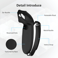 Couvercle de poignée en silicone VR étendu Poignée facile à nettoyer Pour accessoires Oculus Quest 2 VR