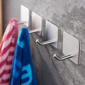 Self Adhesive Wall Hooks Hanger Kitchen Hanging For Towel Bathroom Hook Sticky Hooks Wall Organisation