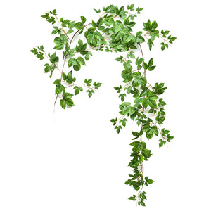 Nhân Tạo Wisteria Màu Xanh Lá Cây Nho Lá Và Boston Ivy Dây Leo Trang Trí Loại Nhân Tạo Nhà Máy - Product Image 1