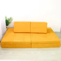 Khuyến Mãi 6 Cái Bộ Sofa Phòng Khách Trẻ Em Thu Thập Thông Tin Và Trượt Nhảy Lò Xo Mô-đun Chơi Couch Mat Có Thể Giặt Sofa Giường