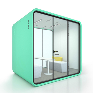 Không gian làm việc hiện đại với ánh sáng tích hợp, Cổng sạc <span class=keywords><strong>USB</strong></span> và hệ thống thông gió ẩn; gian hàng cách âm - Product Image 2