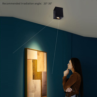 Spot lumineux Led Gu10 en Aluminium pur, Spot de plafond réglable, 50w