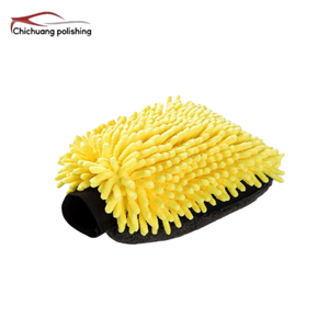 Guantes de microfibra de chenilla con diseño deportivo para el cuidado del coche, perfectos para uso doméstico, manoplas de lavado y toallas para el cuidado y limpieza del vehículo. - Product Image 2