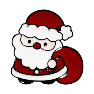 Broche <span class=keywords><strong>de</strong></span> Papá Noel <span class=keywords><strong>de</strong></span> estilo japonés, nuevo modelo <span class=keywords><strong>de</strong></span> dibujos animados, Serie <span class=keywords><strong>de</strong></span> calcetines <span class=keywords><strong>de</strong></span> muñeco <span class=keywords><strong>de</strong></span> nieve, bonito regalo <span class=keywords><strong>de</strong></span> Navidad, insignia, accesorio, artesanía esmaltada <span class=keywords><strong>de</strong></span> Metal - Product Image 4