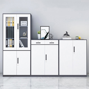 Office Filing Cabinet 4 Layers Large Capacity With Lock Standing Type Rectangle File Storage Cabinet For Office Use - Product Image 1