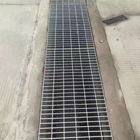 Grille de drainage en acier galvanisé à chaud sur mesure, couverture de passerelle extérieure, anti-corrosion, durable
