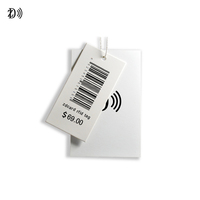 Impression personnalisée UHF RFID vêtements étiquette magasin vêtements gestion UHF RFID vêtements/sac étiquette volante