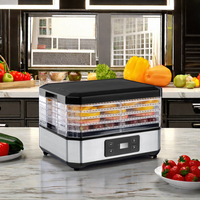 Déshydrateur alimentaire en acier inoxydable, sécheur de fruits multi-niveaux avec certifications mondiales complètes ETL GS CE PSE KC SASO RoHS