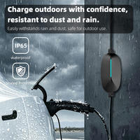 Chargeur solaire pour véhicule électrique 3,5 kW 16 A, indice de protection IP65, protection contre les surintensités (RCD), prise de type A/B, Plug & Play TYPE 2 avec câble de 5 m pour usage domestique