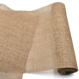 粗麻布面料纯天然颜色100% 黄麻布织物编织海斯纤维卷 - Product Image 1