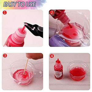 散装环氧树脂24色DIY手绘珍珠粉艺术颜料液用于绘画和铸造 - Product Image 6