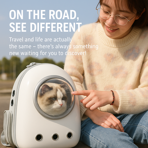 JZ uzay kapsülü evcil hayvan taşıyıcı sırt çantası şeffaf kabarcık kubbe havayolu onaylı seyahat kedi köpek paketi nefes genişletilebilir taşıyıcı - Product Image 4