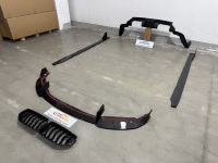 XLstyling Pièces automobiles : Diffuseur avant et calandre pour BMW G87 en fibre de carbone sèche véritable, Série 2 A-D