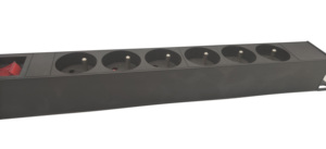 Armario de red de <span class=keywords><strong>19</strong></span> pulgadas, PDU francés - Product Image 3