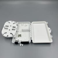 Façade à 2 ports Ftth Mini blanc ABS fibre optique Sc Plc Socket 2 Core Ftth Terminal Box