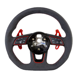 Volant de voiture en fibre de carbone OEM d'origine, compatible avec Audi TT R8 MK3 TTRS TTS <span class=keywords><strong>MK2</strong></span> R8 S3 <span class=keywords><strong>S4</strong></span> S5 S6 S7 RS3 RS4 RS5 RS6 RS7 A3 A5 A6 - Product Image 5
