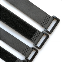 Wraps de fixation sangle fils réutilisables colorés cordons gestion auto-bloquant crochet et boucle bande avec boucle attache attaches de câble