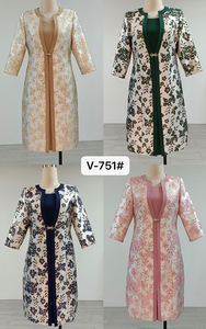 Conjuntos de Dos Piezas de Moda Otoño 2021, Cuello Redondo, Tallas Grandes, Trajes de Vestir para Mujer Estilo Turco - Product Image 5